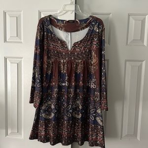 Brown 2X tunic